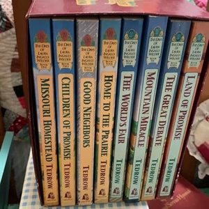 Laura Ingalls Wilder and TL Tedrow bool set